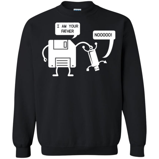 Usb Floppy Disk T-shirt I Am Your Father Black
