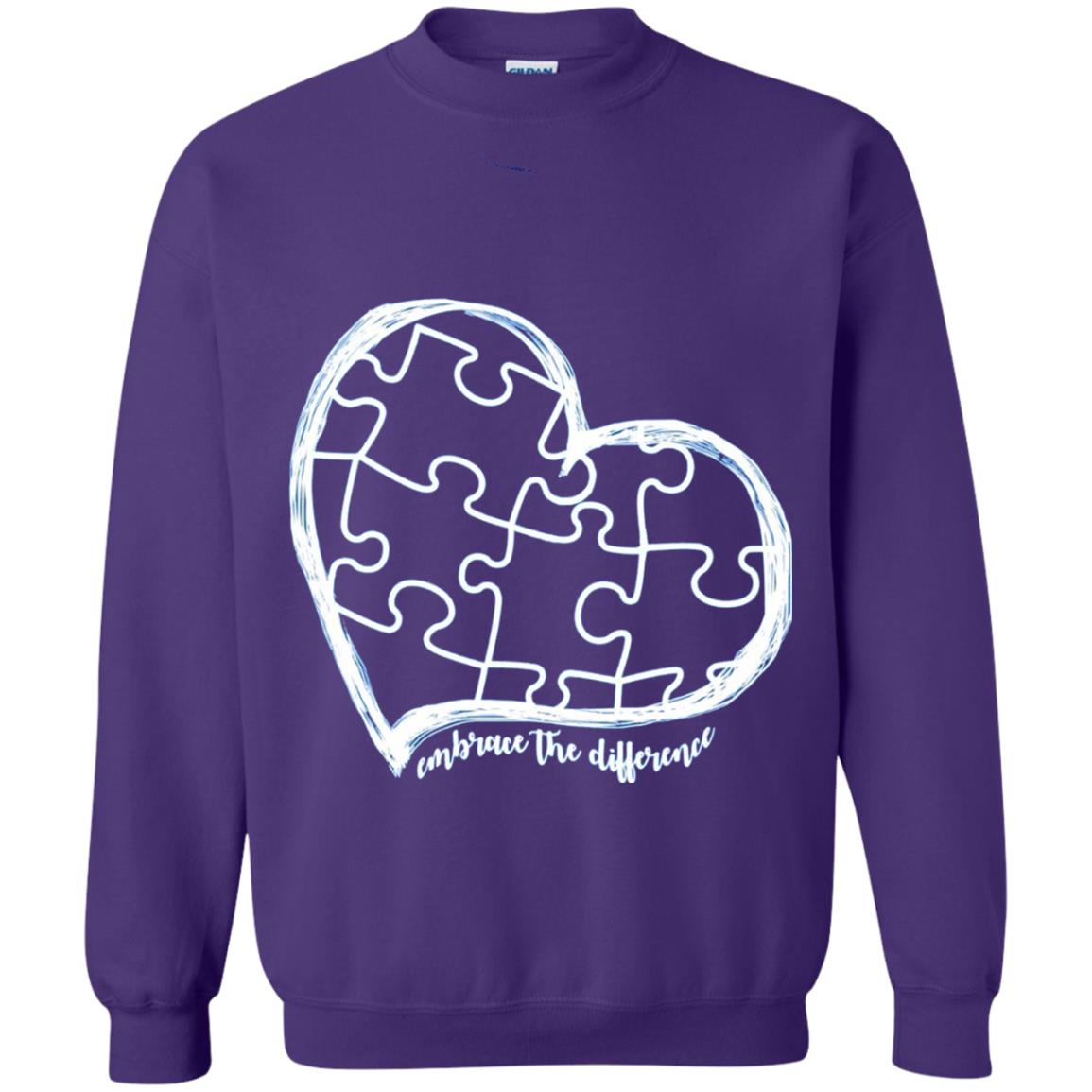 Autism Awareness Shirt Embrace Differences Purple
