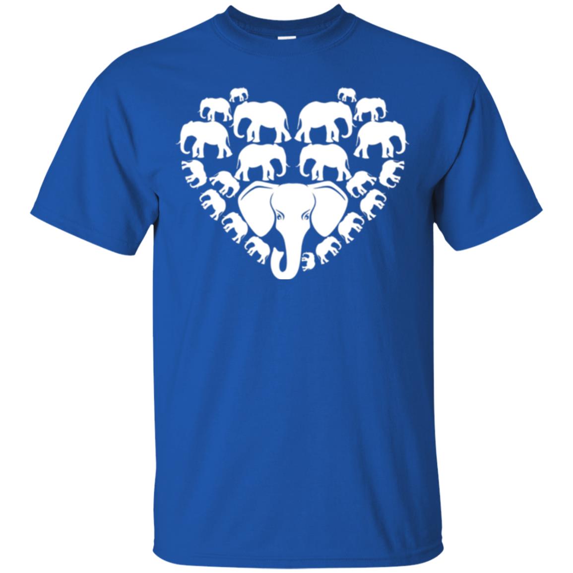 Elephant Lovers T-shirt Special Elephant Heart Royal