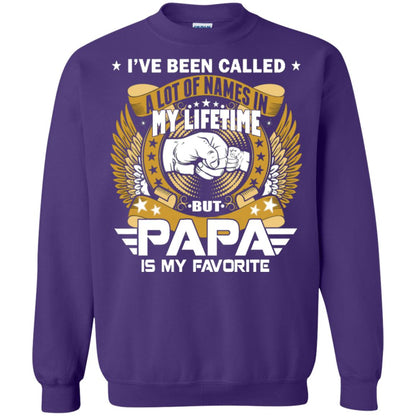 But Papa Is My Favorite Papa Shirt Purple