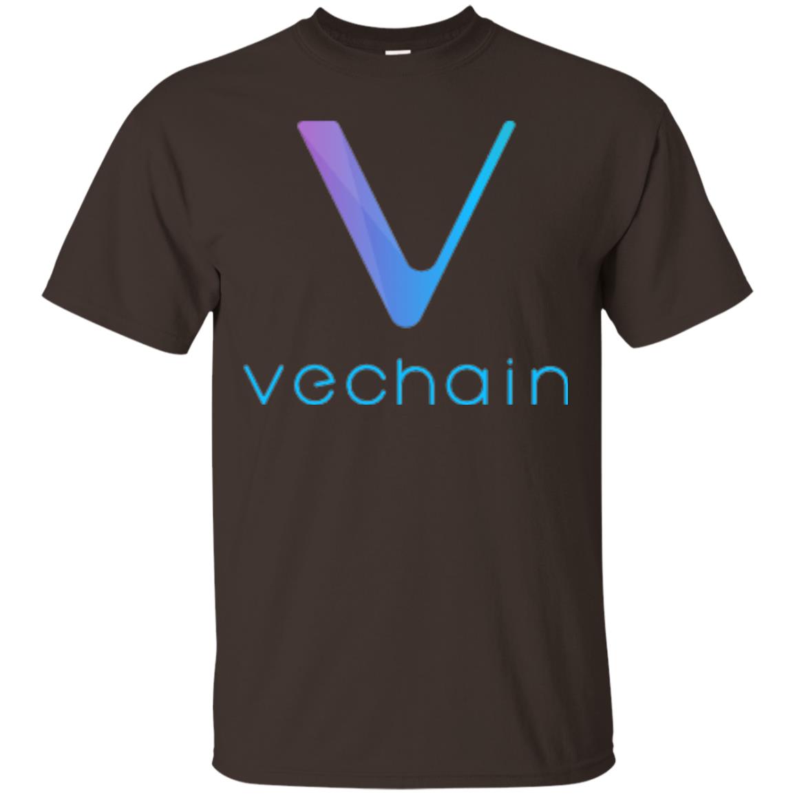 Vechain Ven Cryptocurrency Blockchain T-shirt Dark Chocolate