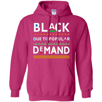 Black Due To Popular Demand Tshirt Heliconia