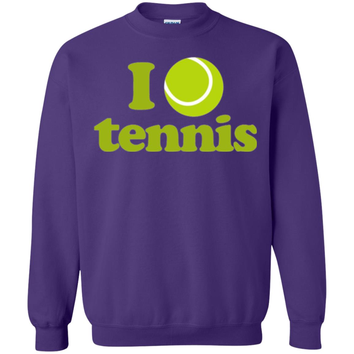 I Love Tennis T-shirt Purple