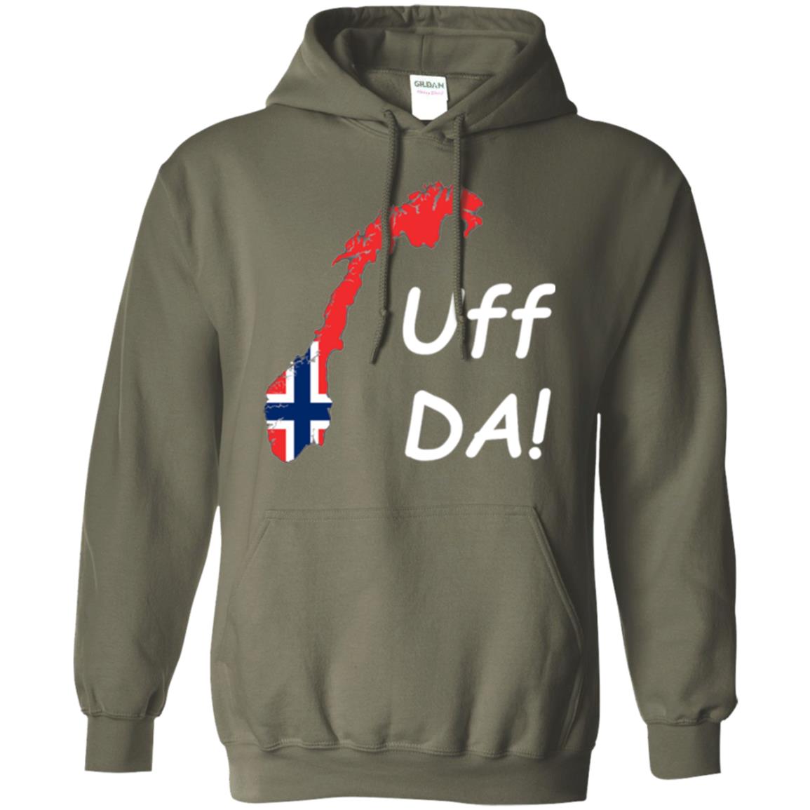Norwegian Uff Da T-shirt Military Green