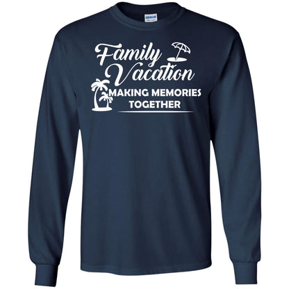Family Vacation Making Memories Together Navy