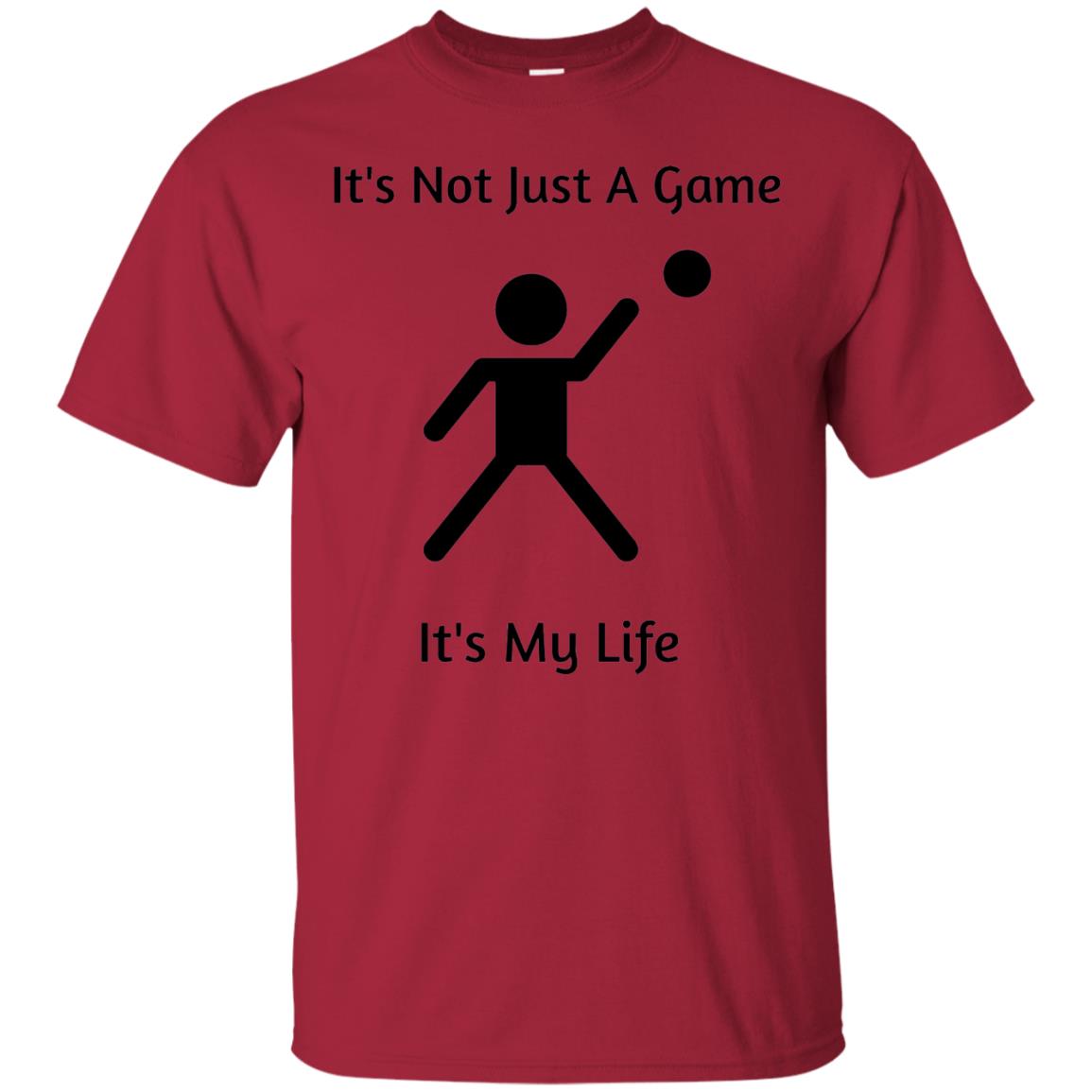 Basketball Shirt Its Not Just A Game Its My Life Cardinal