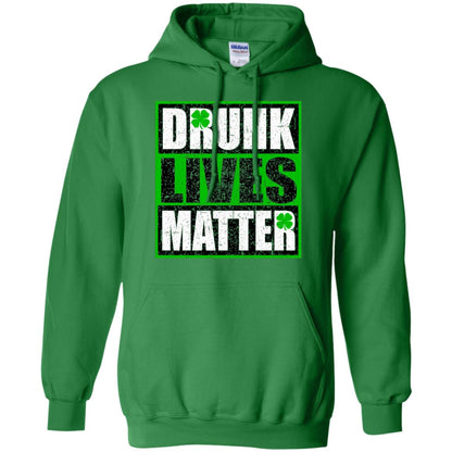 Vintage Drunk Lives Matter Saint Patrick_s Day T-shirt Irish Green