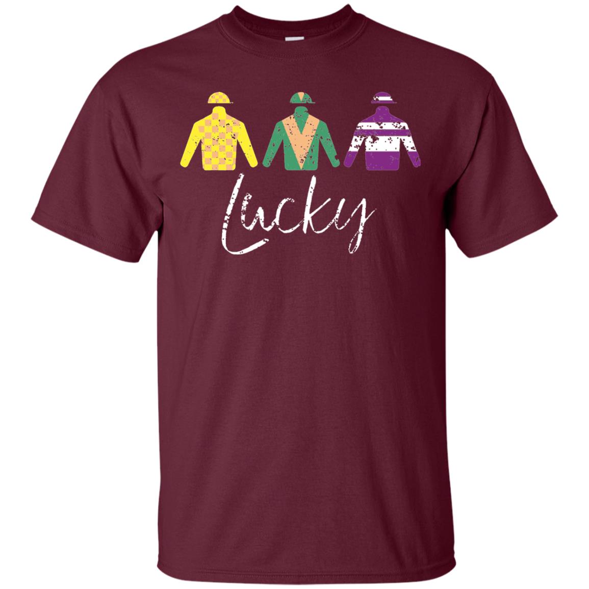 Derby Jockey Shirt Lucky Derby Apparel Derby Maroon