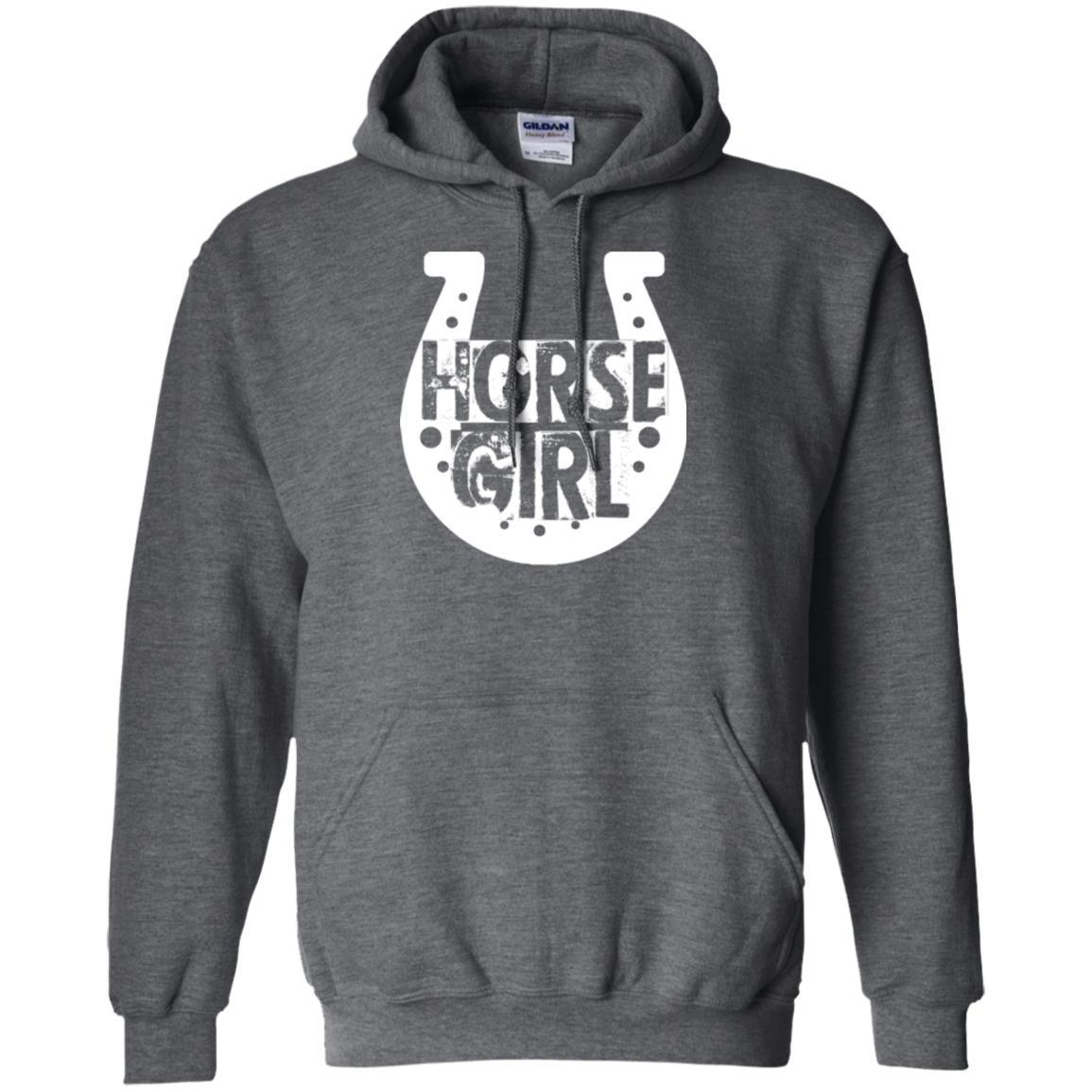 Horse Girl T-shirt I Love My Horses Racing Dark Heather