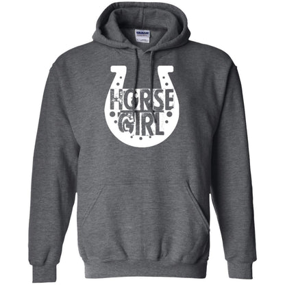 Horse Girl T-shirt I Love My Horses Racing Dark Heather