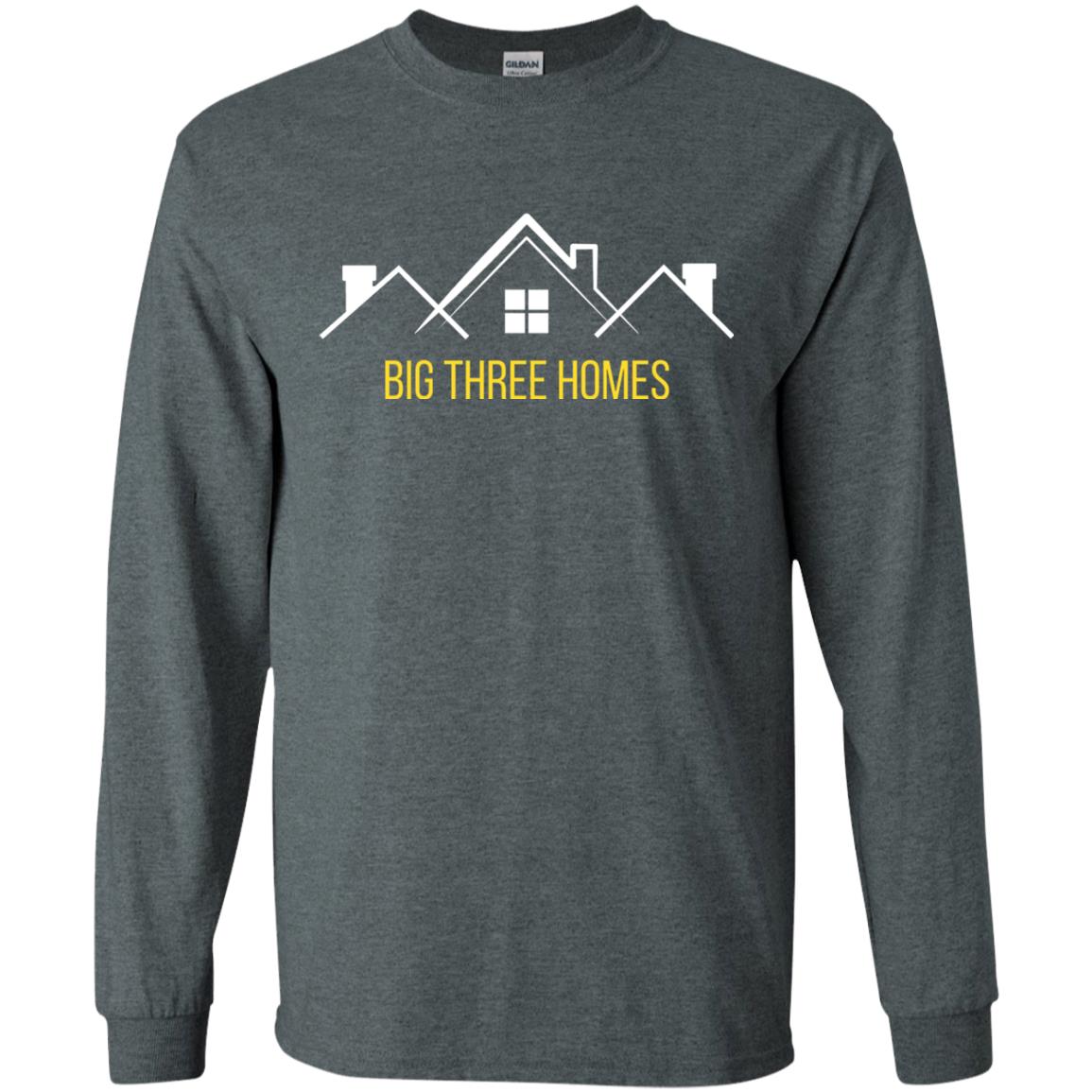Big Three Homes Big Three Is Us Kevin Kate Randall T-shirt Dark Heather