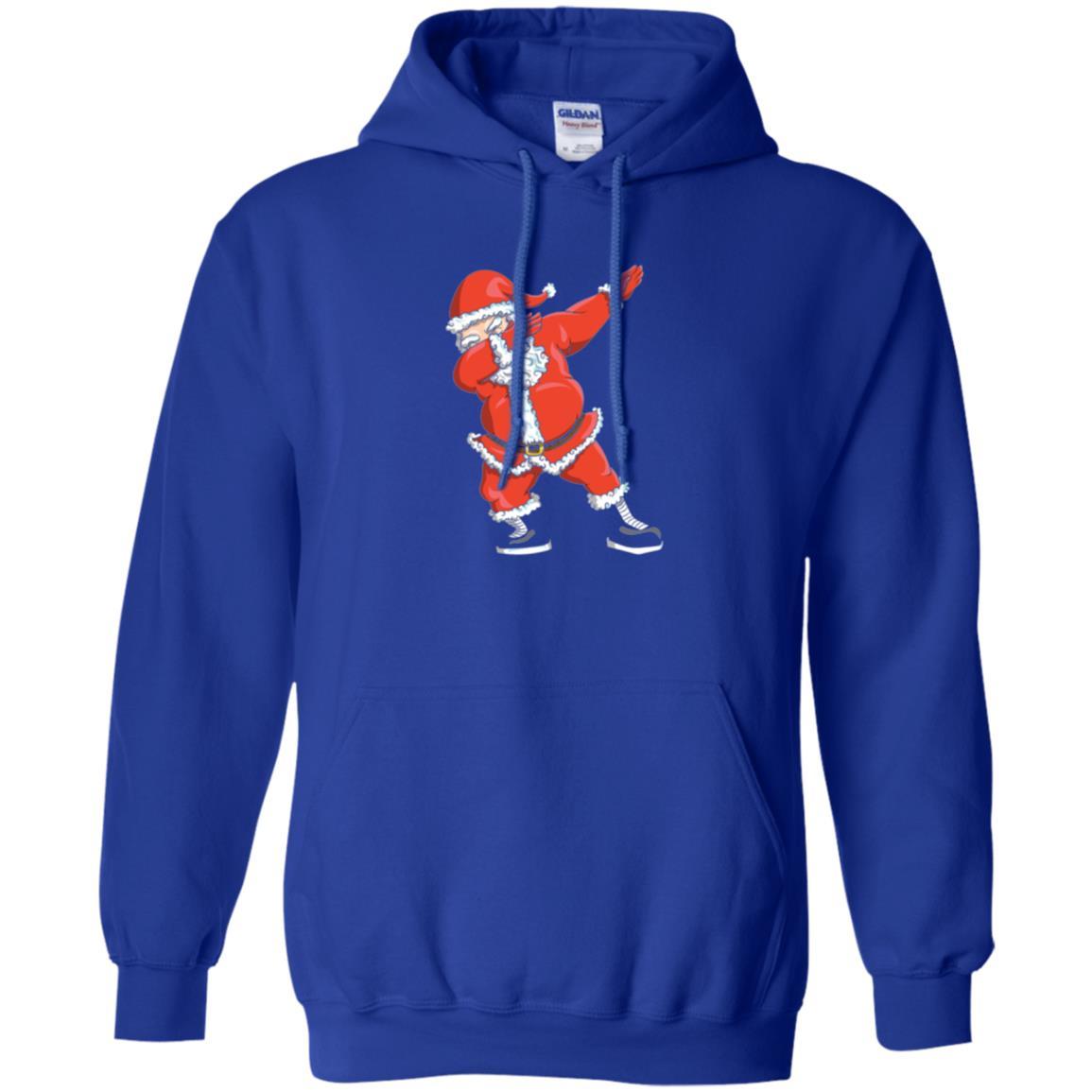 Christmas T-shirt Dabbing Santa Claus T-shirt Royal