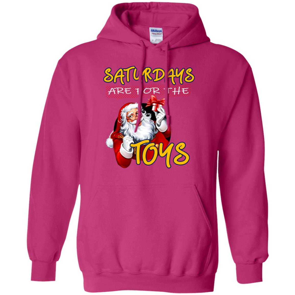 Saturdays Are For The Toys Santa X-mas Gift Shirt Heliconia