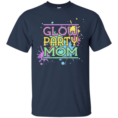 Glow Party Mom Mommy T-shirt Navy
