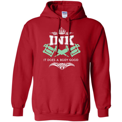 Ink It Does A Body Good Cool Gift Shirt For Tatto Lover Red