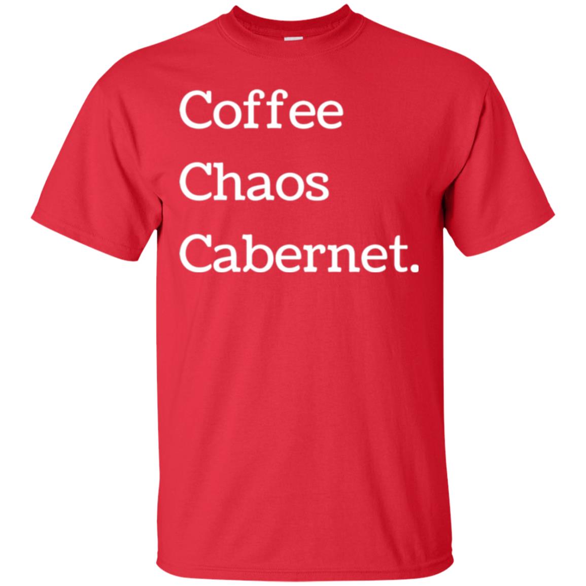Coffee Chaos Cabernet T-shirt Red