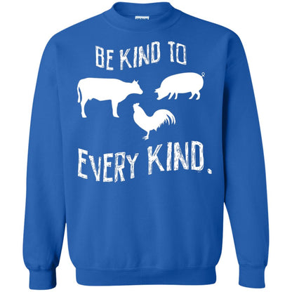 Be Kind To Every Kind Kindness Vegetarian Animal Lovers Gift Shirt Royal
