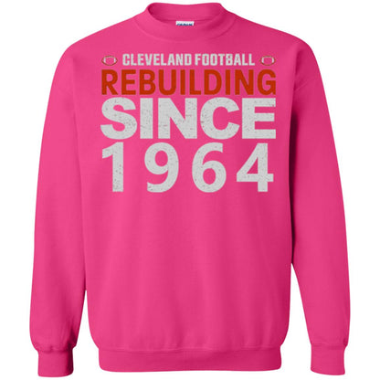 Football T-shirt Cleveland Football Rebuilding Since 1964 Heliconia