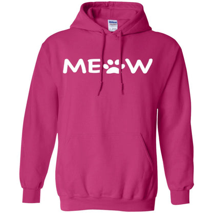 Cat Lovers T-shirt Meow Kitten Paw Heliconia