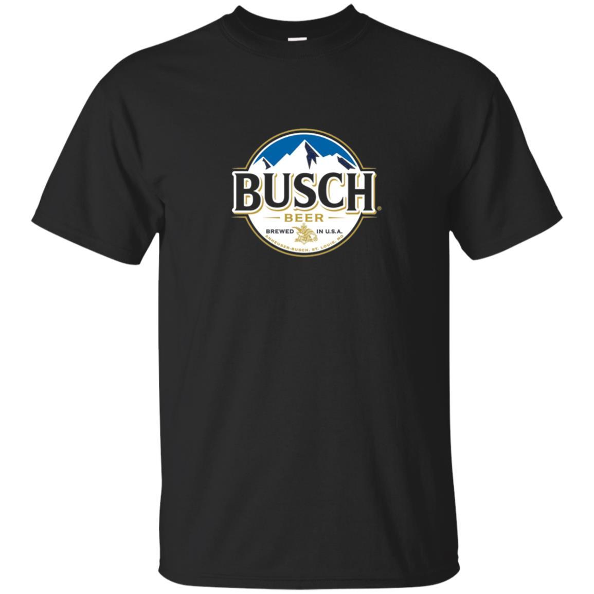 Beer Lovers T-shirt Busch Beer Black
