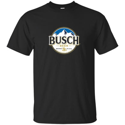 Beer Lovers T-shirt Busch Beer Black