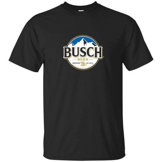 Beer Lovers T-shirt Busch Beer Black