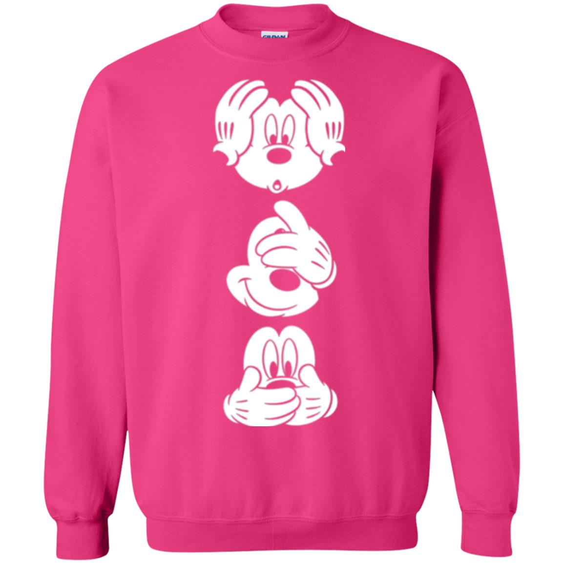 Cartoon T-shirt Disney Mickey Mouses Graphic Heliconia