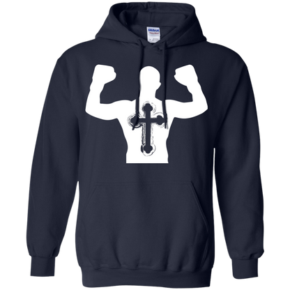 Christian Gym Exercise Workout T-shirt Navy