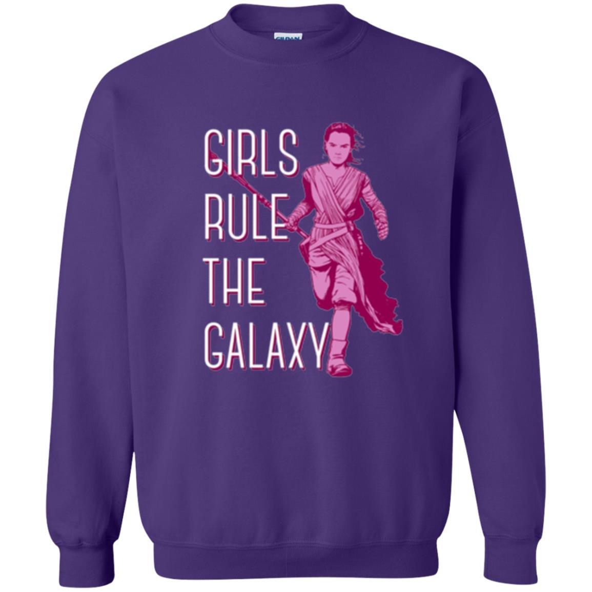 Film T-shirt Girls Rule The Galaxy T-shirt Purple