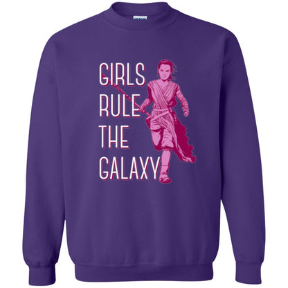 Film T-shirt Girls Rule The Galaxy T-shirt Purple