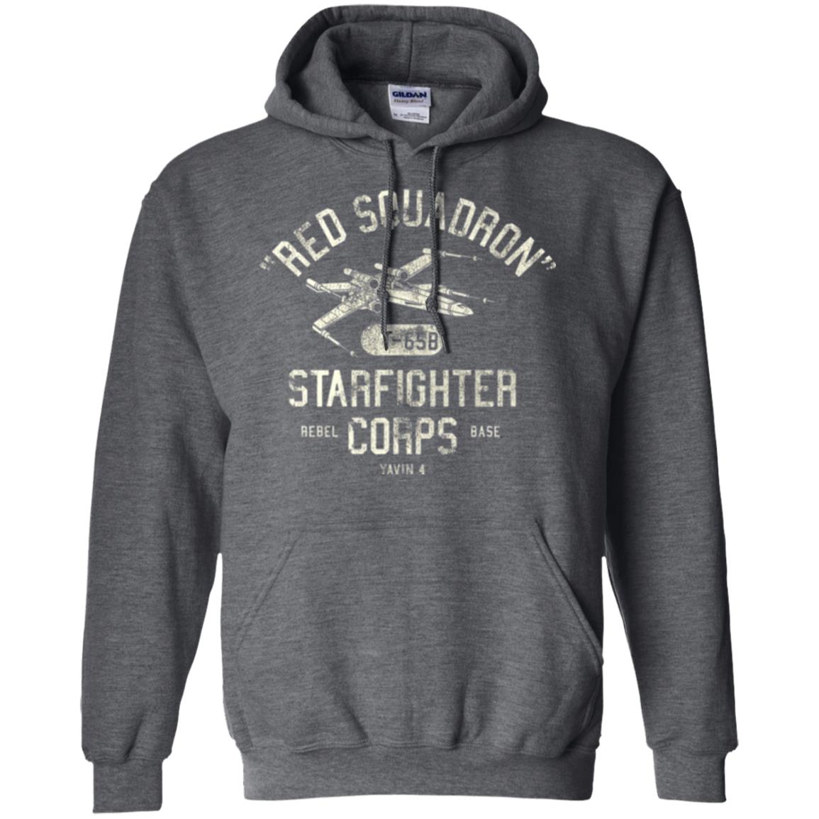 Movie T-shirt Red Squadron Starfighter Rebel Corps Base Dark Heather