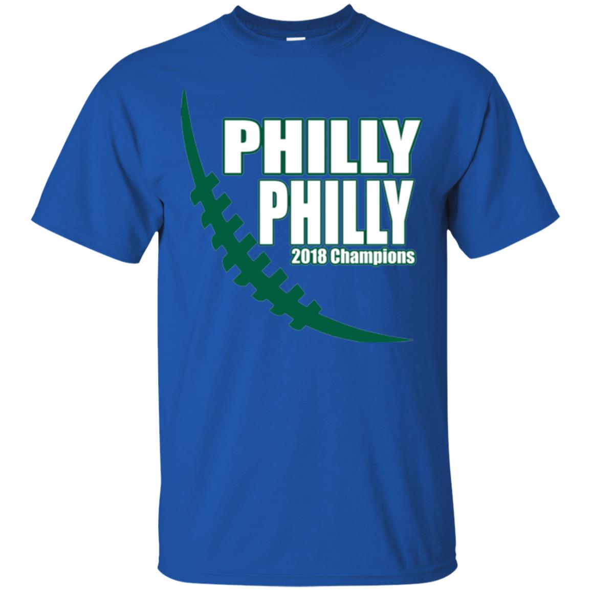 Football Lover T-shirt Philly Philly 2018 Championship Royal