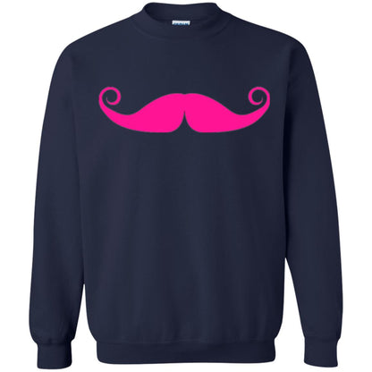Pink Mustache T-shirt Funny Gift For Men Navy