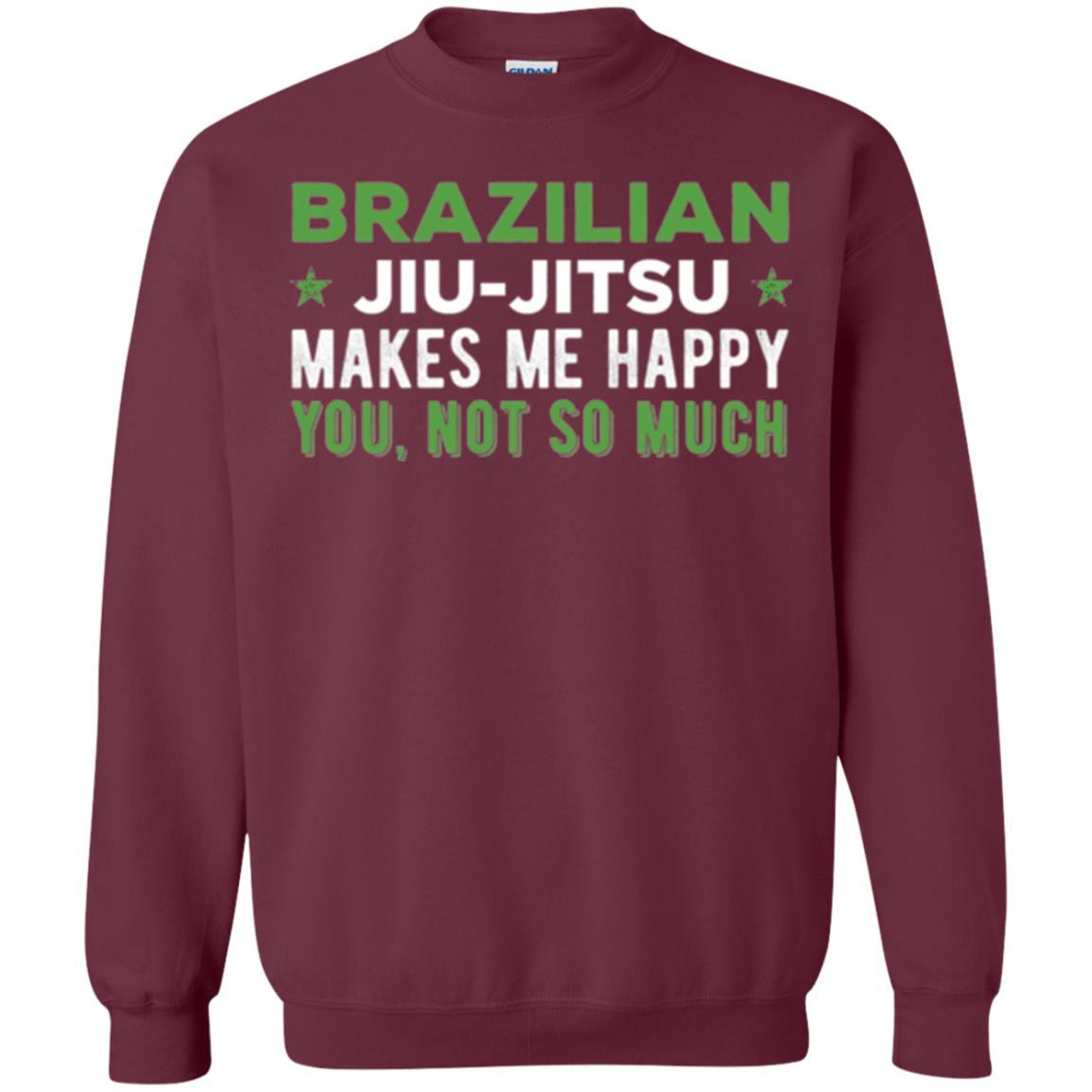 Brazilian Jiu Jitsu T-shirt Brazilian Jiu Jitsu Makes Me Happy