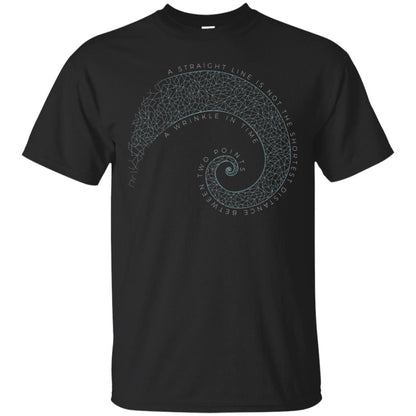 A Wrinkle In Time A Straight Line Movie Lover T-shirt Black