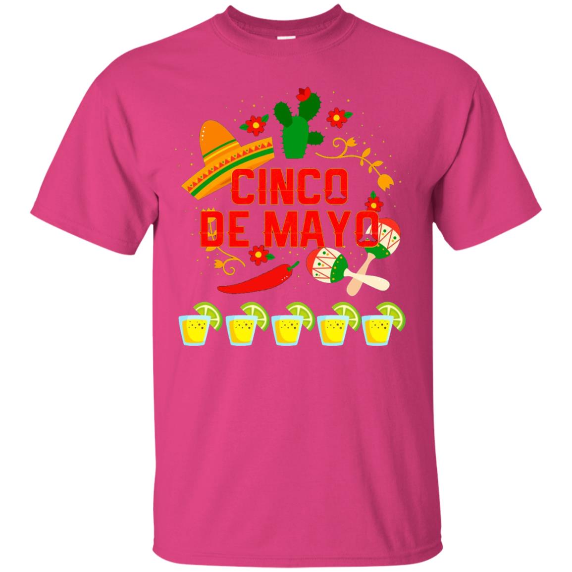 Fiesta Cinco De Mayo T-shirt Cinco De Mayo Heliconia