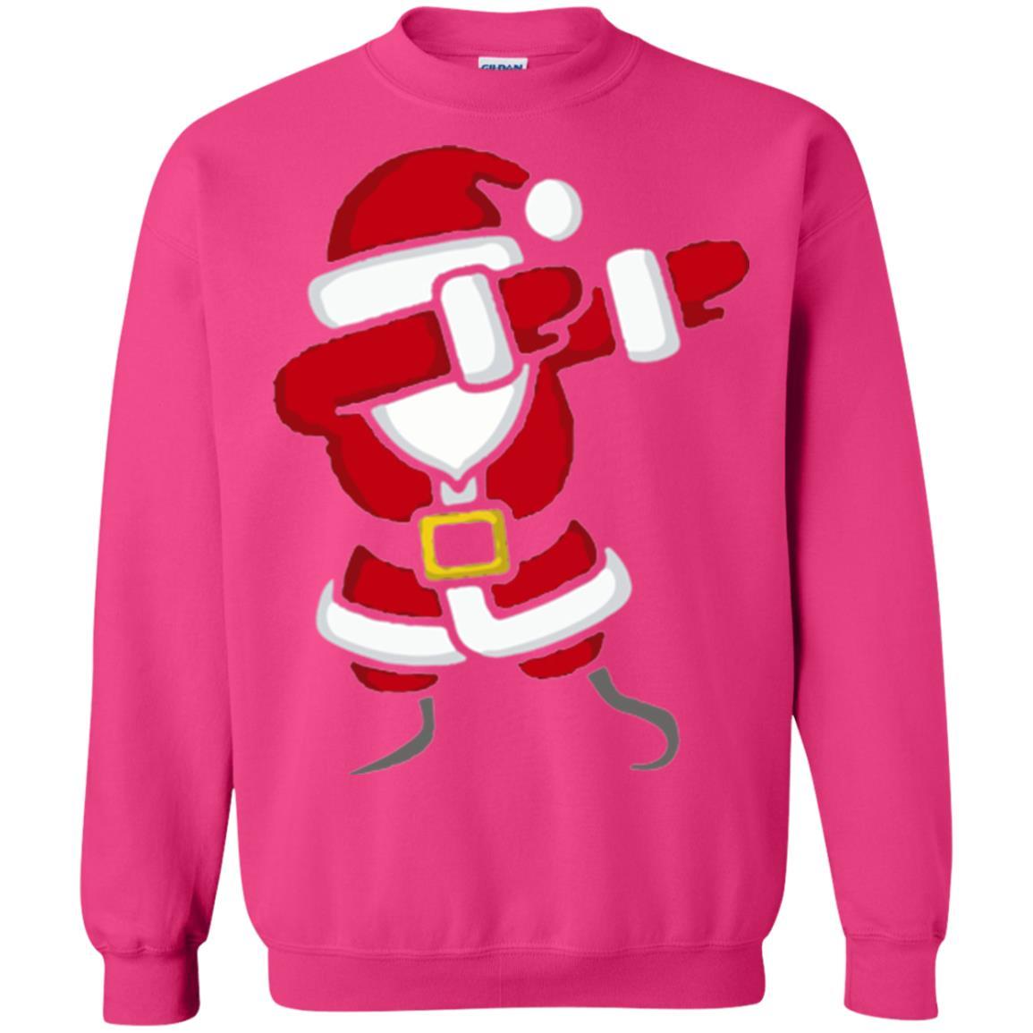 Christmas T-shirt Dabbing Santa Claus Heliconia