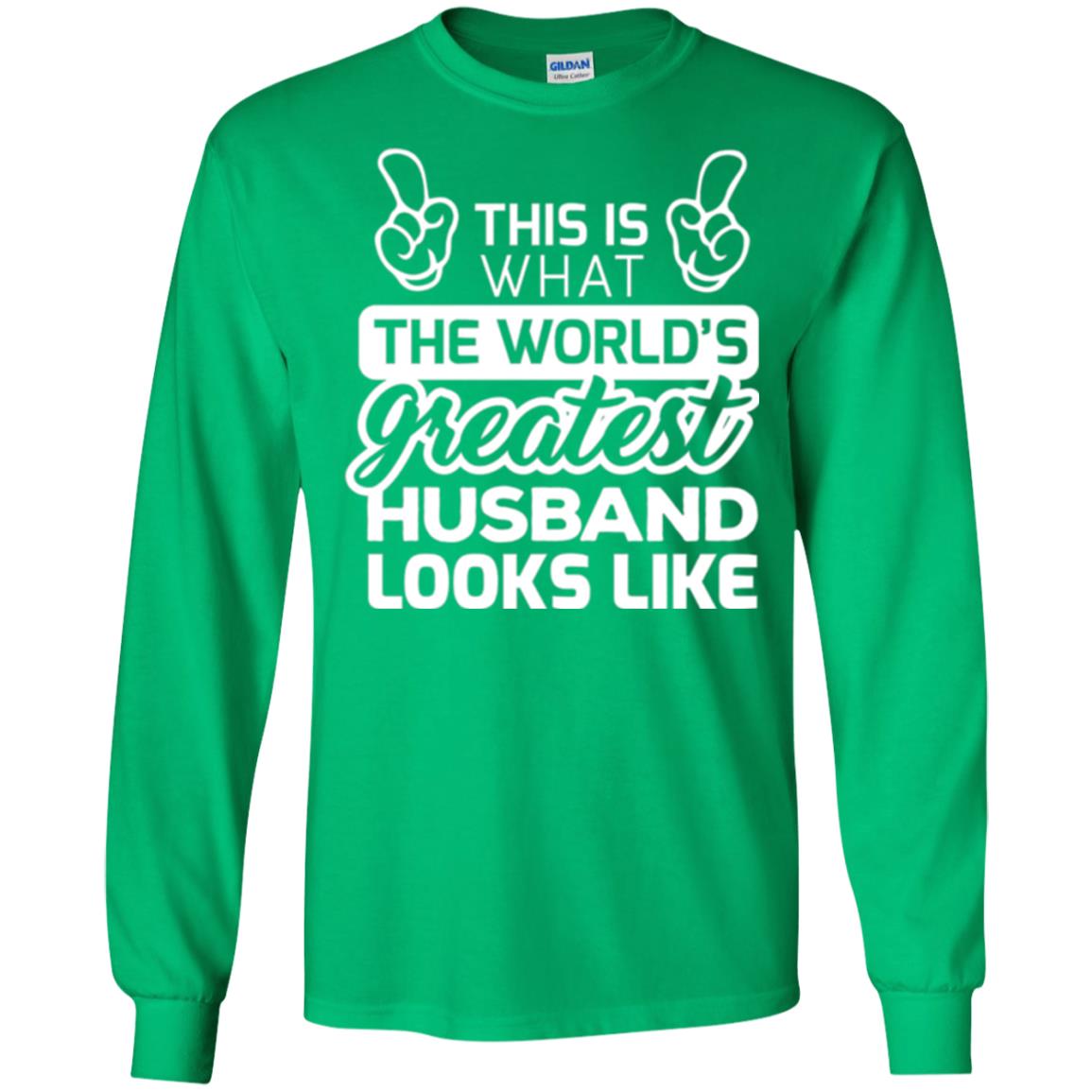 World_s Greatest Husband Best Husband Ever Looks Like T-shirt Irish Green