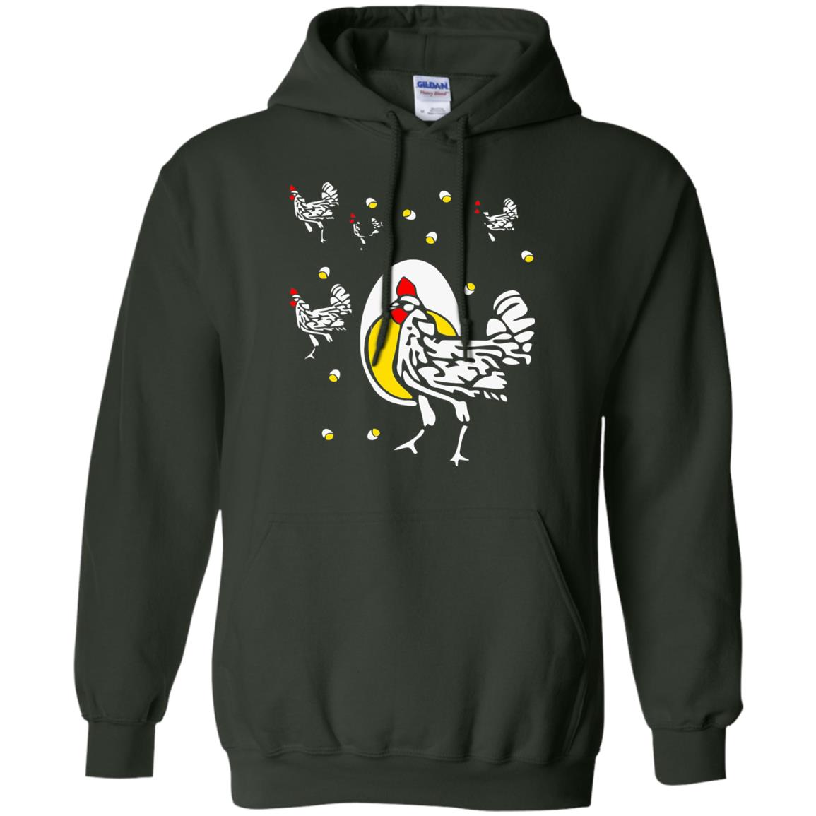 Chicken Shirt Roseanne T-shirt Forest Green