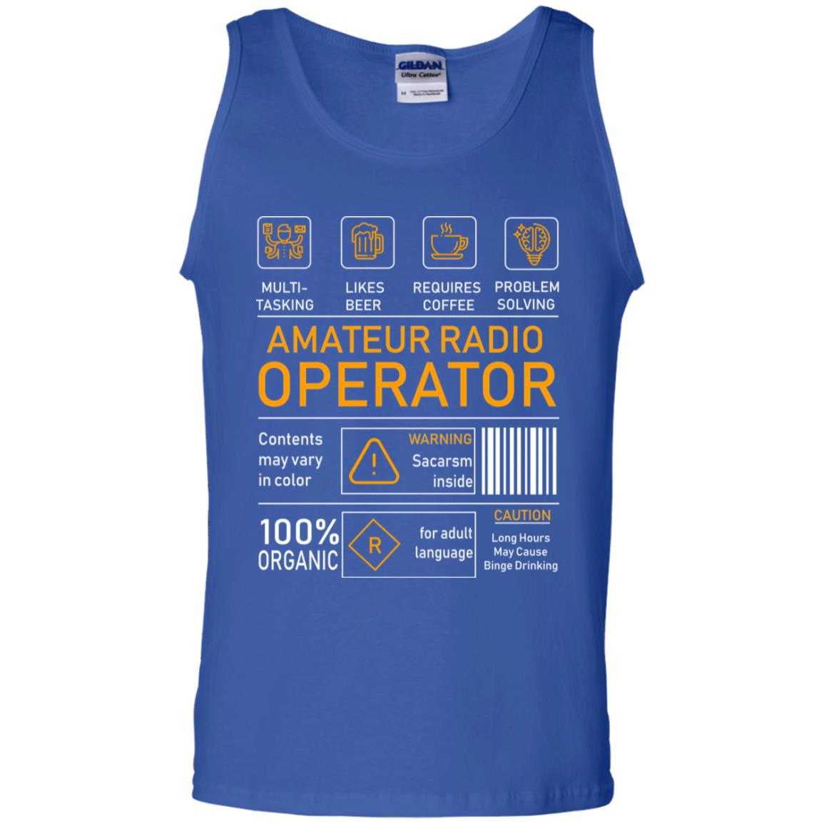 Amateur Radio Operator Gift Shirt Royal