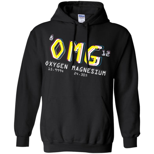 Funny Science Class T-shirt Omg Oxygen Magnesium Black