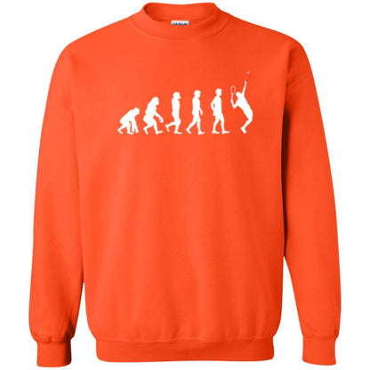 Evolution Of Tennis Player T-shirt Orange