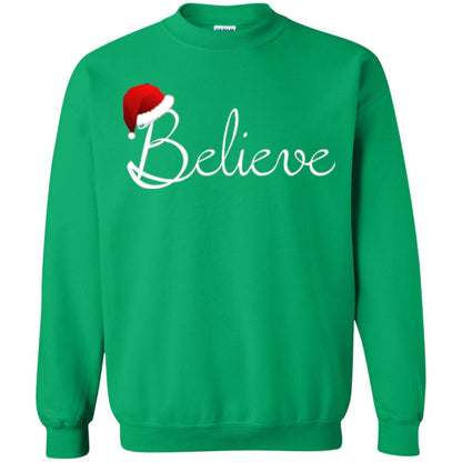 Believe Best Santa Christmas T-shirt Irish Green