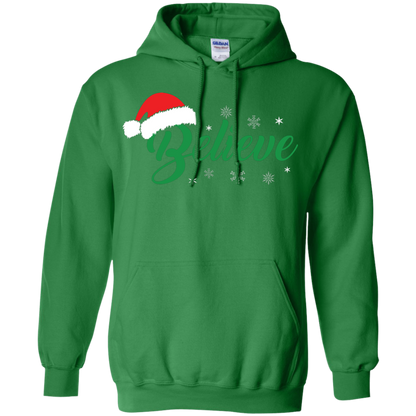 Christmas T-Shirt Believe In Santa Irish Green