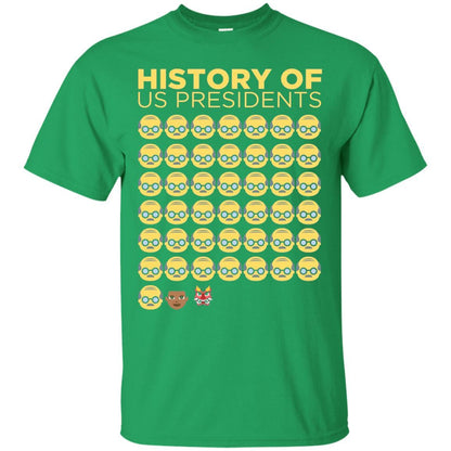 Anti Trump T-shirt History Of Us Presidents Irish Green