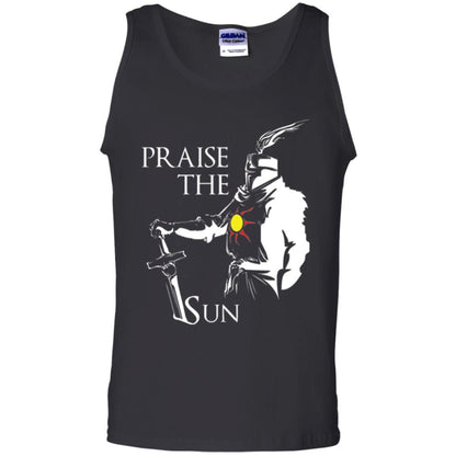 Gamer T-shirt Praise The Sun Knight T-shirt Black