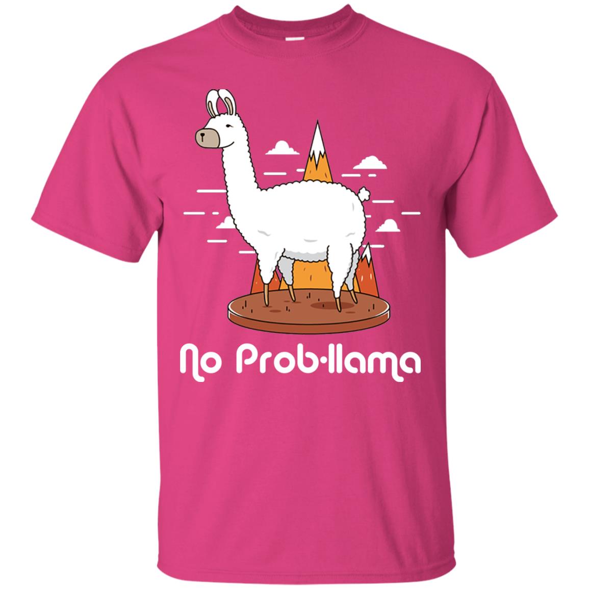 No Prob-llama Llama Shirt Heliconia