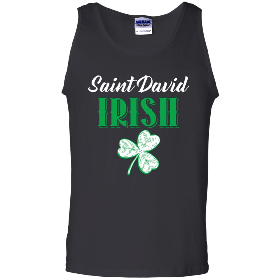 Saint Patrick's Day T-shirt Saint David Irish Black