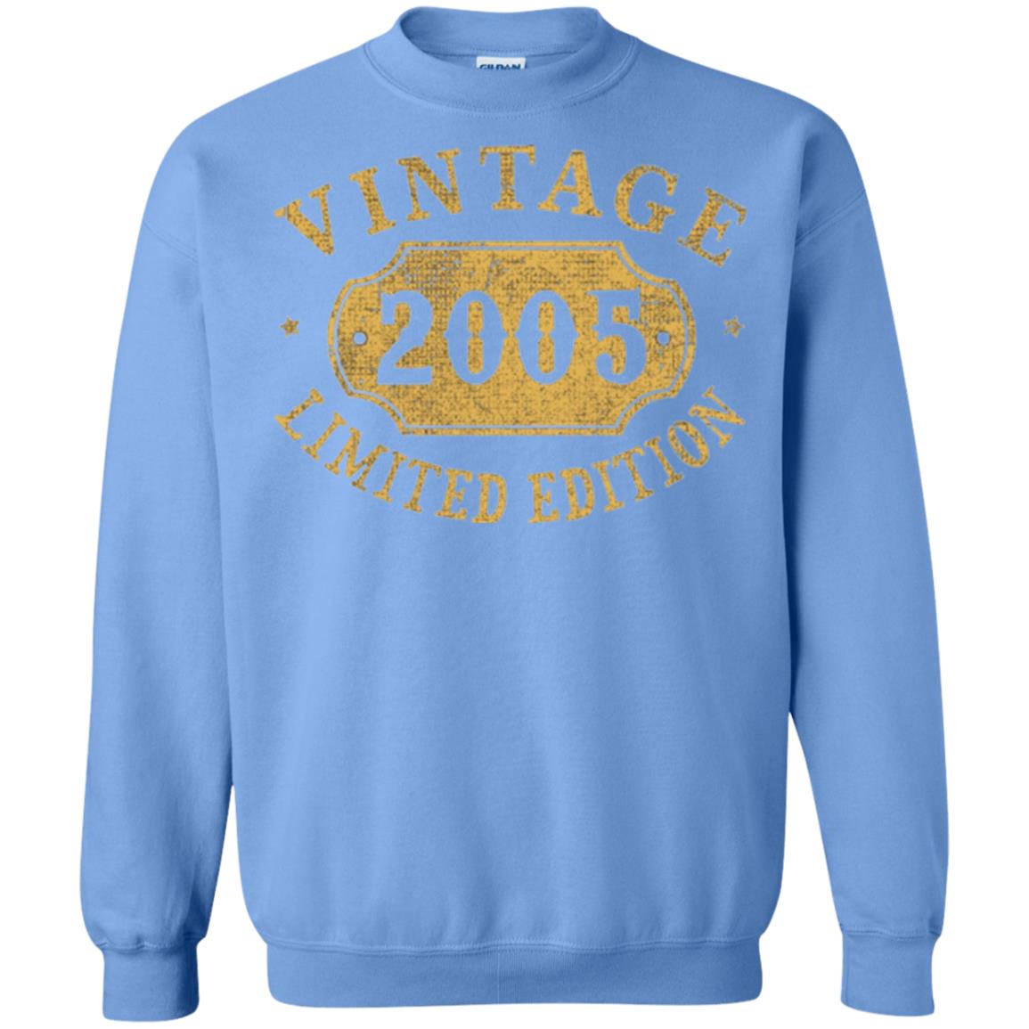 Brithday T-shirt Vintage 2005 Limited Edition Carolina Blue