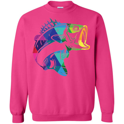 Fisherman T-shirt Fish For Bass Heliconia